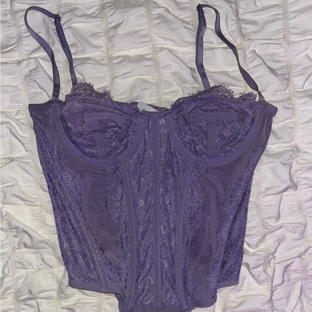 Urban Outfitters Violet Lace Bustier